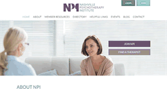 Desktop Screenshot of nashvillepsychotherapyinstitute.org